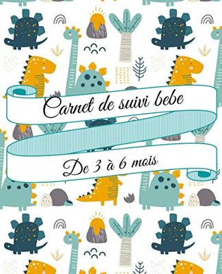 carnet de suivi bebe de 3 à 6 mois: Parfait suivi à la sortie de l'hôpital, plan d'action à établir à la maison pour le bébé lors de l'allaitement, ... sommeil, santé - super cadeau - 100 pages