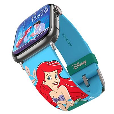 Disney - Little Mermaid Bracelet pour smartwatch - Sous licence officielle, compatible avec toutes les tailles et séries d’Apple Watch (montre non incluse)