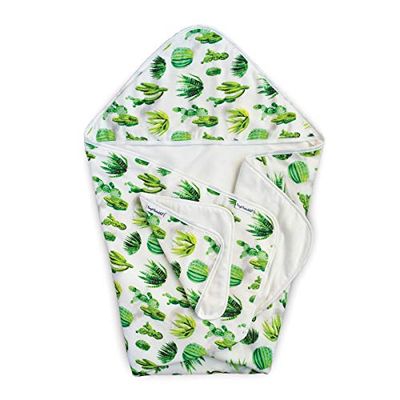 Tiny Twinkle Serviette à Capuche et lingettes en café Doux et élégante, 200 g