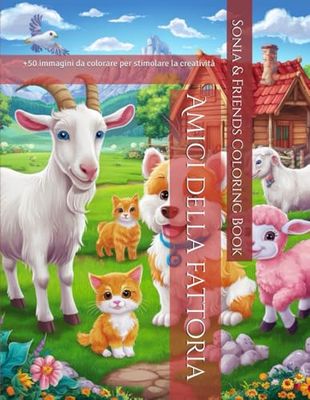 Amici della fattoria: +50 immagini da colorare per stimolare la creatività