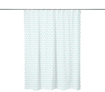 Bonamaison, Rideau de Douche Imprimé Numériquement, Anneaux de Rideau de Douche Inclus, 1 Pièce, 140X200 Cm - Conçu et fabriqué en Turquie