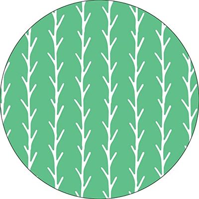 Bonateks, Ronde digitaal bedrukte muismat, antislip onderkant, voor kantoor en thuis, diameter: 22 cm