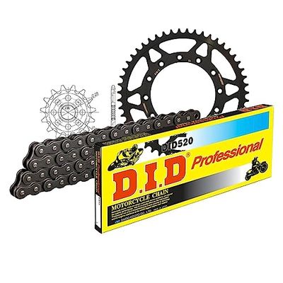 Kettingset DID staal 520/116 clipslot voor Yamaha YZ F 250 cc bj. 2010-2015