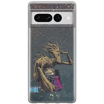ERT GROUP etui na telefon Google PIXEL 7 PRO, case oryginalny i oficjalnie licencjonowany przez Marvel, wzór Guardians of the Galaxy 004, optymalnie dopasowane, plecki z TPU