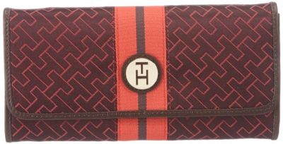 Tommy Hilfiger Roanne E/W stor plånbok BW56921154, dam plånböcker 20 x 11 x 3 cm (B x H x D), Rot (Harvard Red 605), 20x11x3 cm (B x H x T)