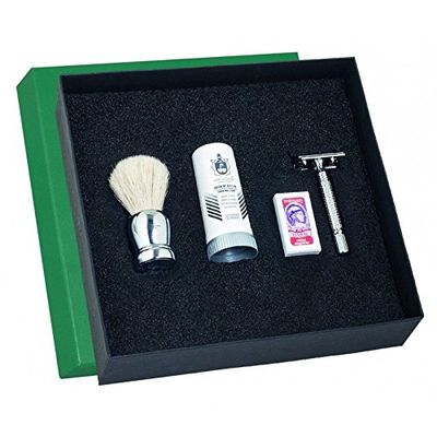 Vielong Estuche Regalo Afilado Clásico Premium - Conjunto de Agentes de Afeitado - Hombres - Adulto - Unisex-adultos