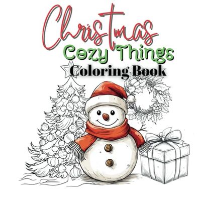 Christmas Cozy items Coloring Book: Christmas Items Coloring Book
