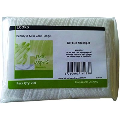 Deo Lint Free Nail Wipes, 200Pcs