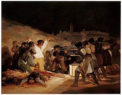 Reproduction officielle du Musée du Prado "Le 3 mai à Madrid ou les fusilaments"