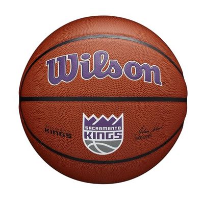 WILSON NBA Team Alliance Basketbal - Sacramento Kings, Maat 7-29.5"