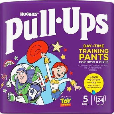 Huggies Pull-Ups, Explorers Pull-Ups dla chłopców - 1,5-3 lata, pieluchy w rozmiarze 5-6 (48 spodni) - Flex and Protect - spodnie do pieluszek - zabawne wzory
