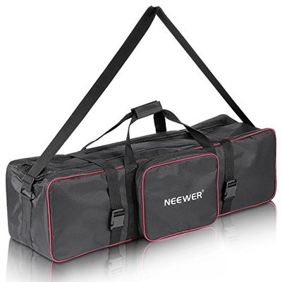 NEEWER 35 x 10 cm / 90 x 25 x 25 cm bolsa de transporte grande com correia equipamento de estúdio fotográfico para tripé suporte de luz e kit de iluminação para fotografia (CB-05)