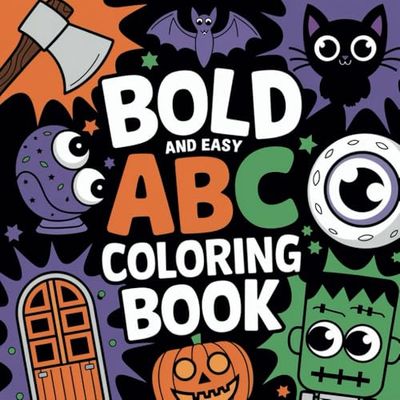 Halloween ABC Coloring Book: A Spooky Fun Way to Learn the Alphabet