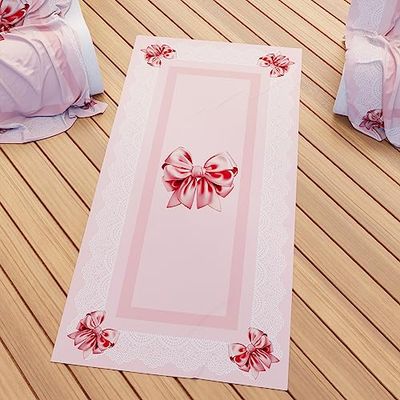PETTI Artigiani Italiani - Serviette de Plage en Microfibre, 100% fabriquée en Italie, nœud Rose