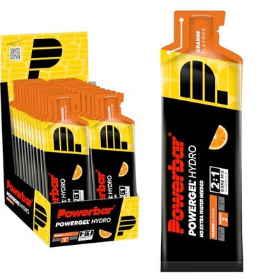 Powerbar PowerGel Hydro Orange 24x67 ml - High Carb Energy Gel + C2MAX