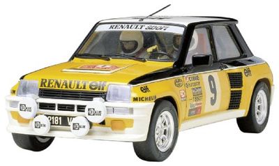 Tamiya 300024027 Modell Bil Renault 5 Turbo 1975 Rally 1:24 Skala