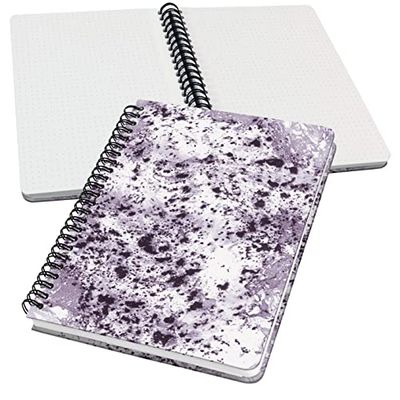 SIGEL JN606 Spiral-Notizbuch Jolie, ca. A5, dotted, violett, weiß