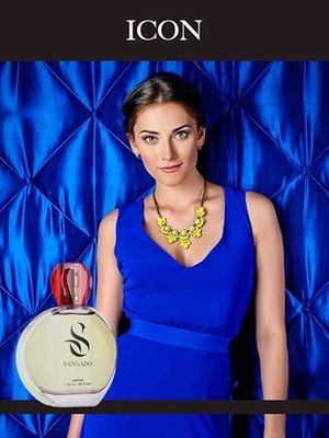 ICON by SANGADO, Perfume for Women, 8-10 hours long-Lasting,Chypre Floral, Fine French Essences, Classy, Discreet, Elegant, 60 ml Spray