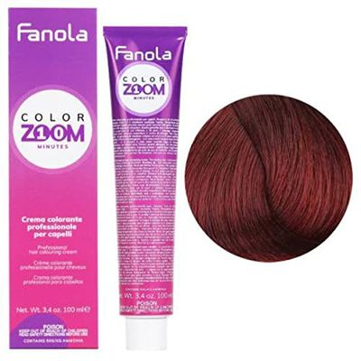 CREMA COLORE PER CAPELLI 100ML COLORZOOM 10 MINUTI 6.6 BIONDO SCURO ROSSO-FANOLA