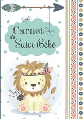 Carnet de Suivi Bébé: Journal de bord - Cahier de suivi maternel - Idéal pour bébé à partir de 4 mois et + (partie diversification alimentaire) - ... couches, bain, médicaments, notes - 144 Pages