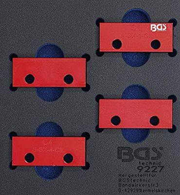 BGS 9227 | Bandeja de carro 1/6: Conjunto de ferramentas de bloqueio de árvore de cames | para Alfa Romeo / Lancia 3,0 l V6 24 V