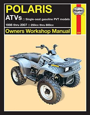 Haynes Repair Manual Polaris ATV 1998 Thru 2007: 250cc Thru 800cc: 1998-2007