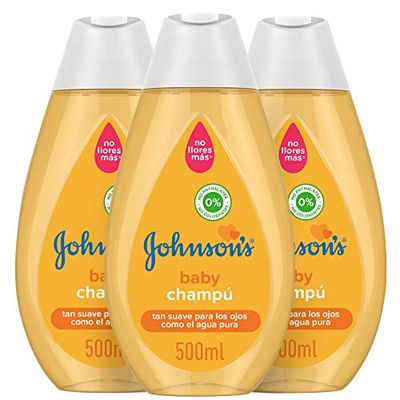 Johnson's Baby, schampo – 3 x 500 ml