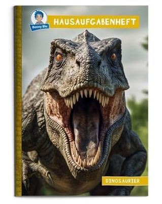 LAMA Benny Blu Dinosaurier Hausaufgabenheft: 3./4. Classe Dinosaurier DIN A5