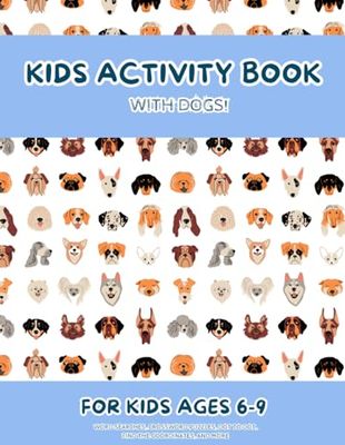 Kids Activity Book with Dogs