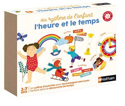Nathan Nathan ritme tijd en tijd, een originele set om anders te leren voor kinderen vanaf 3 jaar, 31165