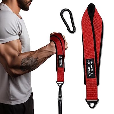 Ljus berg arm brottning träningsrem bälte handgrepp arm finger underarm tränare förstärkare för kabelmaskin och fri vikt