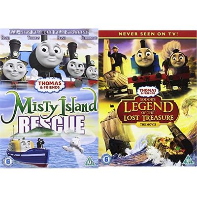 Thomas & Friends - Misty Island Rescue [DVD] & Thomas & Friends: Sodor's Legend of the Lost Treasure [DVD] [2017]