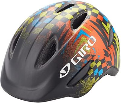 Giro Unisex ungdom Scamp MIPS cykelhjälmar, matt svart kontroll tråd 22, S