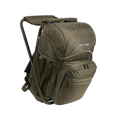 Tatonka FISCHERSTUHL Mochila+cadeira Trekking Packs, unissexo para adulto, azeitona, 42 cm