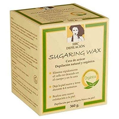 Cera di zucchero depilatoria naturale e biologica 360 g