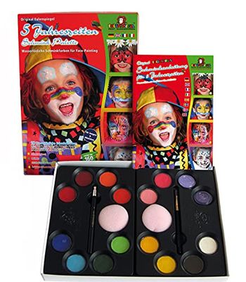 Eulenspiegel 212059 - make-up palet 5 seizoenen, voor ca. 120 maskers, veganistisch, make-up kleuren