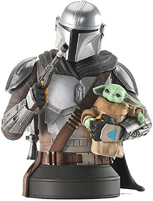 Diamond Select - Star Wars The Mandalorian With Grogu 1/6 Scale Px Bust