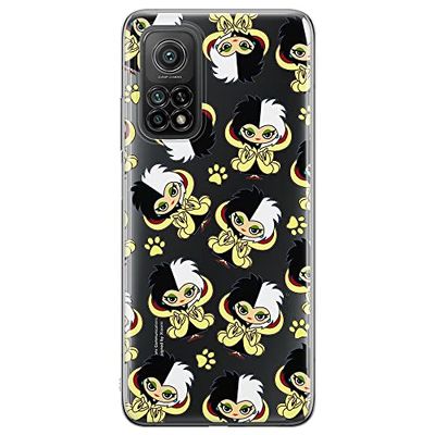 ERT GROUP etui na telefon Xiaomi REDMI NOTE 9T, case oryginalny i oficjalnie licencjonowany przez Disney, wzór Cruella 007, optymalnie dopasowane, plecki z TPU częściowo przeźroczyste