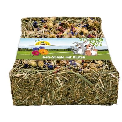 JR Boerderij Hooi Bowl met Bloemen 100g