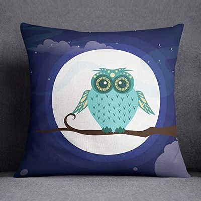 Bonamaison Housses de Coussin, Cotton, Multicolore, 45X45 Cm