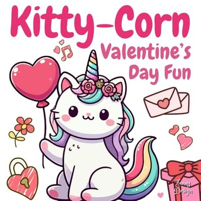 Kitty-Corn Valentine’s Day Fun: A Sweet Coloring Book for Little Hearts