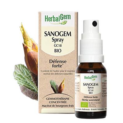 HerbalGem Sanogem Spray Bio Complexe Défenses Forte Stop aux agressions extérieures 10 ml