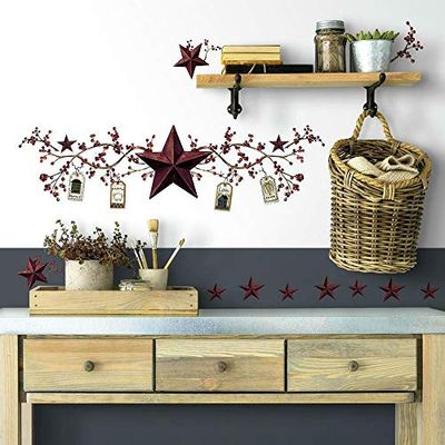 Country Stars Peel & Stick Wall Decals