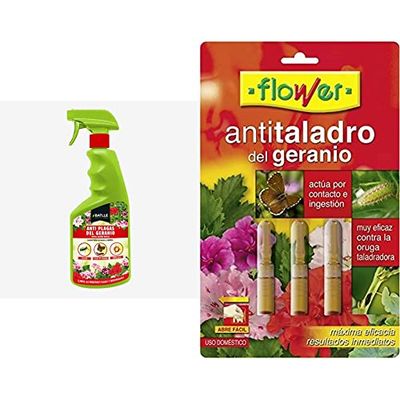 Fitosanitarios - Anti Plagas del Geranio Listo uso para Insectos, 750ml. - Batlle + Flower - Antitaladro geranios monodosis c.40