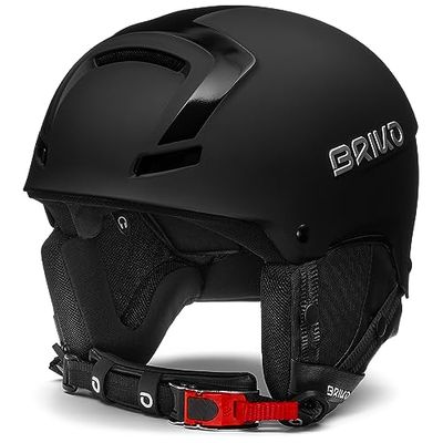 Briko, Helmet, uniseks, volwassenen, mat zwart, S