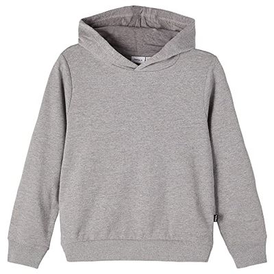 Name It Girl's Nkmleno Ls Sweat Wh Bru Noos huvtröja, Lönnsirap, 122/128 cm