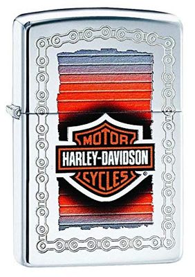 Zippo HD® FRAME Windproof pocket lighter - high polish chrome, regular