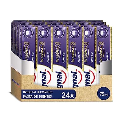 Signal Integral 8 Pasta de Dientes Protección Completa 75 ml, Pack de 24 unidades