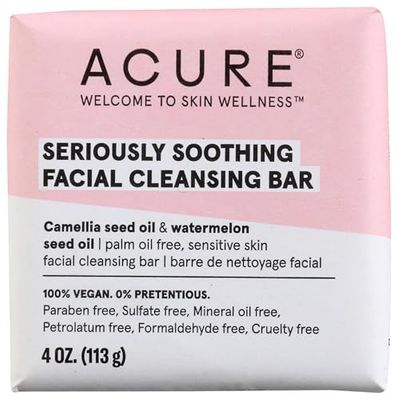 Acure Soothing Facial Cleansing Bar 113g