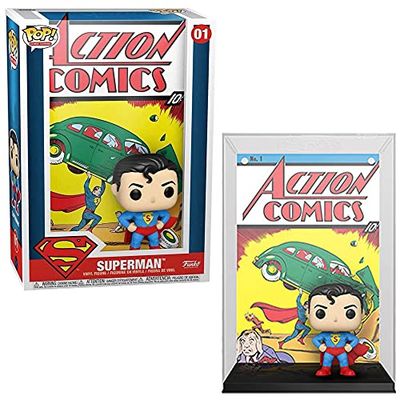 Funko 50468 POP Vinyl Cover: DC-Superman Action Comic